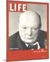 LIFE Churchill Britain's Warlord-null-Mounted Art Print