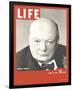 LIFE Churchill Britain's Warlord-null-Framed Art Print