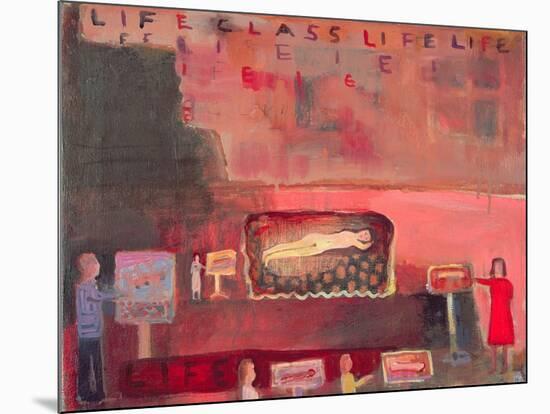 Life Class III, 1999-Albert Herbert-Mounted Giclee Print