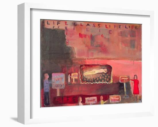 Life Class III, 1999-Albert Herbert-Framed Giclee Print