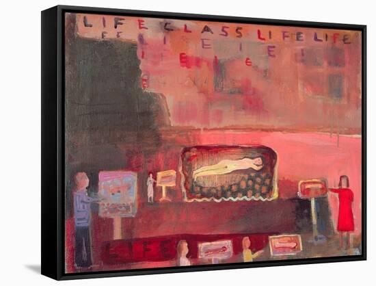 Life Class III, 1999-Albert Herbert-Framed Stretched Canvas