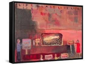 Life Class III, 1999-Albert Herbert-Framed Stretched Canvas