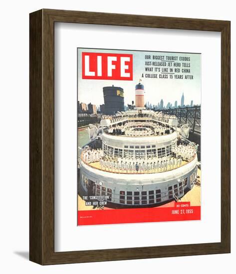 LIFE Constitution Cruiser & Crew-null-Framed Art Print