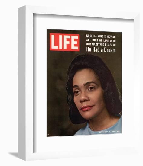 LIFE Coretta 'He had a dream'-null-Framed Art Print