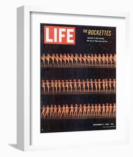 LIFE Dancing Rockettes-null-Framed Art Print