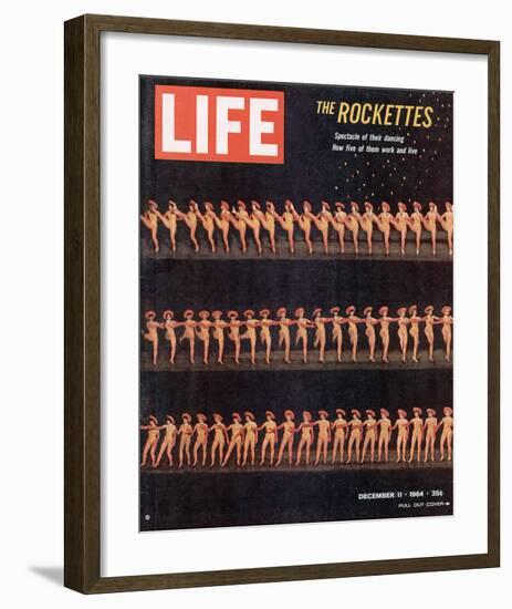 LIFE Dancing Rockettes-null-Framed Art Print