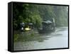 Life During the Monsoon Rains, Kerala, India-Balan Madhavan-Framed Stretched Canvas