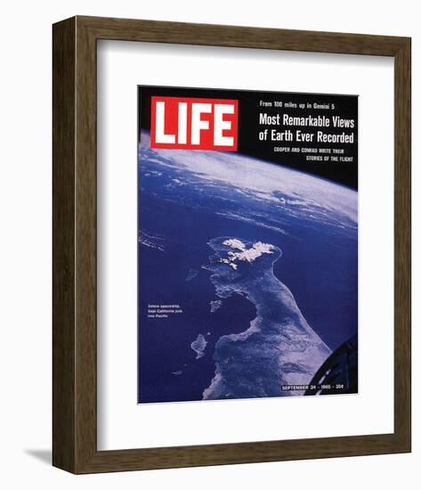 LIFE Earth from Space 1965-null-Framed Art Print