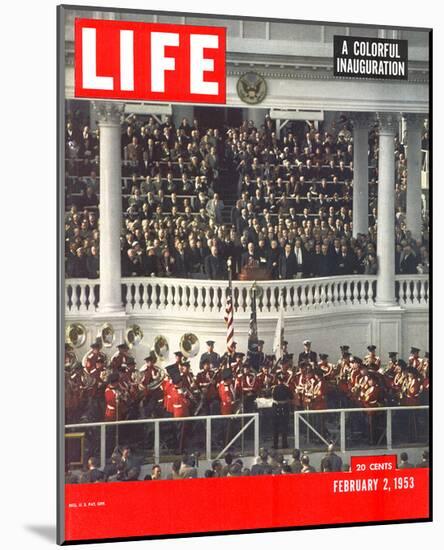 LIFE Eisenhower Inauguration-null-Mounted Art Print