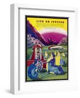 Life Forms on Jupiter-Frank R. Paul-Framed Photographic Print