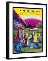 Life Forms on Jupiter-Frank R. Paul-Framed Photographic Print