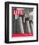 LIFE Fort Peck Dam 1936-null-Framed Art Print