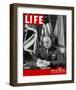 LIFE General Eisenhower 1944-null-Framed Art Print