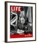 LIFE General Eisenhower 1944-null-Framed Art Print