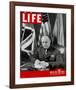 LIFE General Eisenhower 1944-null-Framed Art Print