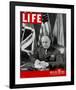 LIFE General Eisenhower 1944-null-Framed Art Print