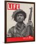 LIFE GI in Normandy 1944-null-Framed Premium Giclee Print