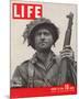 LIFE GI in Normandy 1944-null-Mounted Premium Giclee Print