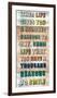 Life gives you a 100 Reasons-null-Framed Premium Giclee Print