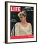 LIFE Grace Kelly wedding dress-null-Framed Art Print