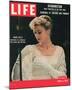 LIFE Grace Kelly wedding dress-null-Mounted Art Print