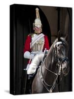 Life Guard One of the Household Cavalry Regiments on Sentry Duty, London, England, United Kingdom-Walter Rawlings-Stretched Canvas