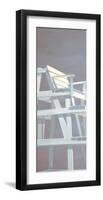 Life Guard Stand (grey)-Carol Saxe-Framed Art Print