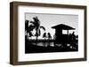 Life Guard Station at Sunset - Miami - Florida-Philippe Hugonnard-Framed Photographic Print