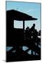 Life Guard Station at Sunset - Miami - Florida-Philippe Hugonnard-Mounted Photographic Print