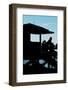 Life Guard Station at Sunset - Miami - Florida-Philippe Hugonnard-Framed Photographic Print