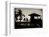 Life Guard Station at Sunset - Miami - Florida-Philippe Hugonnard-Framed Photographic Print