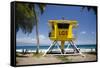 Life Guard Station, Dt Fleming Beach Park, Kapalua, Maui, Hawaii, USA-Roddy Scheer-Framed Stretched Canvas