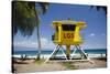 Life Guard Station, Dt Fleming Beach Park, Kapalua, Maui, Hawaii, USA-Roddy Scheer-Stretched Canvas