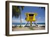 Life Guard Station, Dt Fleming Beach Park, Kapalua, Maui, Hawaii, USA-Roddy Scheer-Framed Photographic Print