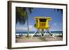 Life Guard Station, Dt Fleming Beach Park, Kapalua, Maui, Hawaii, USA-Roddy Scheer-Framed Photographic Print