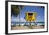 Life Guard Station, Dt Fleming Beach Park, Kapalua, Maui, Hawaii, USA-Roddy Scheer-Framed Photographic Print