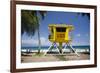 Life Guard Station, Dt Fleming Beach Park, Kapalua, Maui, Hawaii, USA-Roddy Scheer-Framed Photographic Print