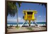 Life Guard Station, Dt Fleming Beach Park, Kapalua, Maui, Hawaii, USA-Roddy Scheer-Framed Photographic Print