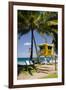 Life Guard Station, Dt Fleming Beach Park, Kapalua, Maui, Hawaii, USA-Roddy Scheer-Framed Photographic Print