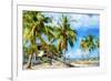 Life Guard Station IV - In the Style of Oil Painting-Philippe Hugonnard-Framed Giclee Print