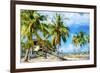 Life Guard Station IV - In the Style of Oil Painting-Philippe Hugonnard-Framed Giclee Print