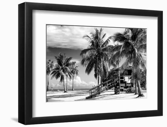 Life Guard Station - Miami Beach - Florida-Philippe Hugonnard-Framed Photographic Print