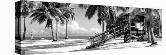 Life Guard Station - Miami Beach - Florida-Philippe Hugonnard-Stretched Canvas