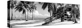 Life Guard Station - Miami Beach - Florida-Philippe Hugonnard-Stretched Canvas