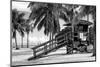 Life Guard Station - Miami - Florida-Philippe Hugonnard-Mounted Photographic Print