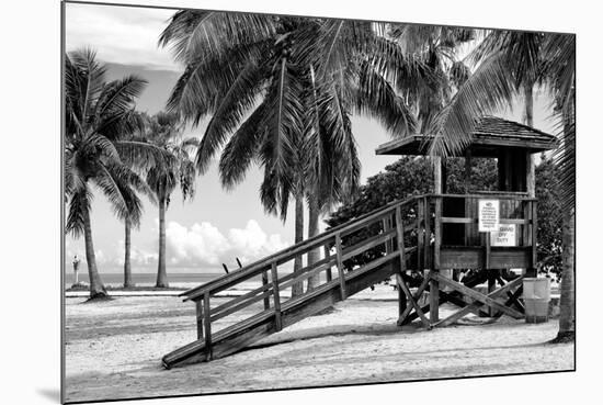 Life Guard Station - Miami - Florida-Philippe Hugonnard-Mounted Photographic Print