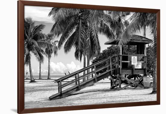 Life Guard Station - Miami - Florida-Philippe Hugonnard-Framed Photographic Print