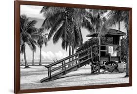 Life Guard Station - Miami - Florida-Philippe Hugonnard-Framed Photographic Print