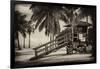 Life Guard Station - Miami - Florida-Philippe Hugonnard-Framed Photographic Print