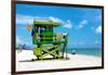 Life Guard Station - South Beach - Miami - Florida - United States-Philippe Hugonnard-Framed Photographic Print